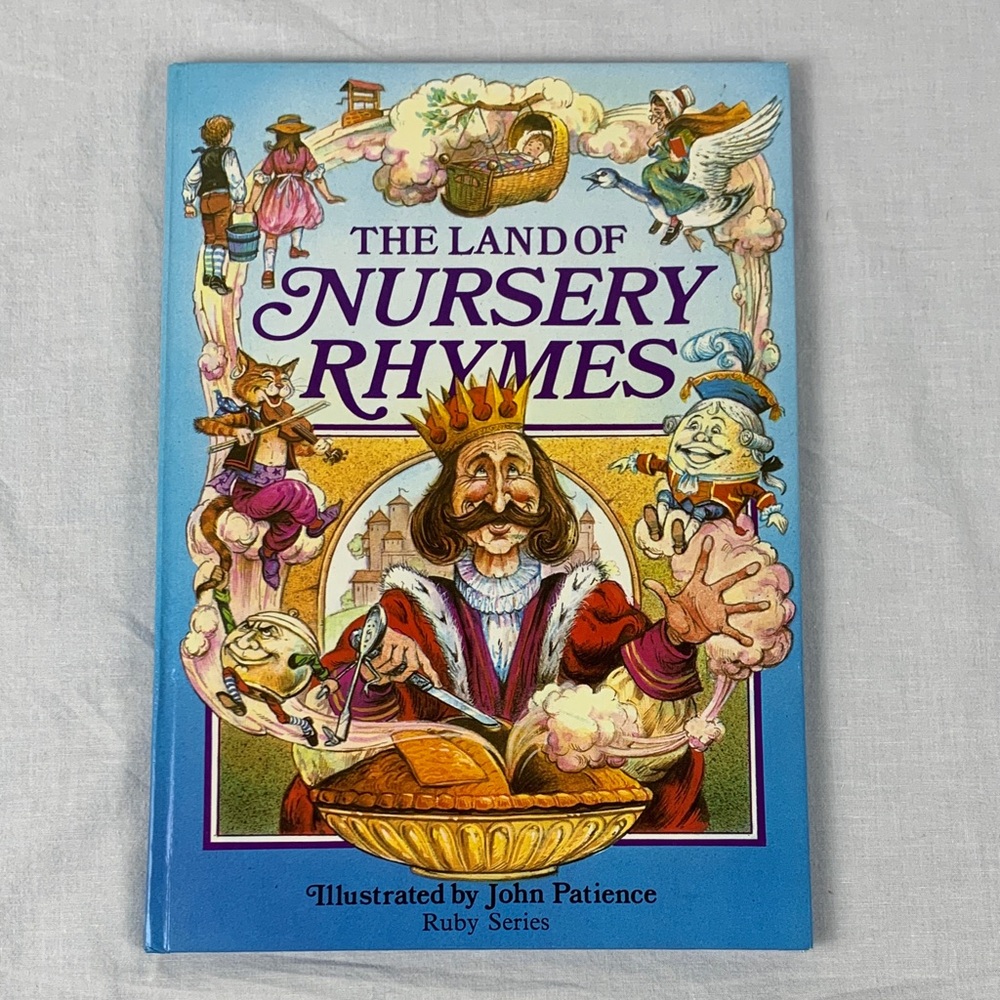 The Land of Nursery Rhymes Illustrated Book Vintage 80’s